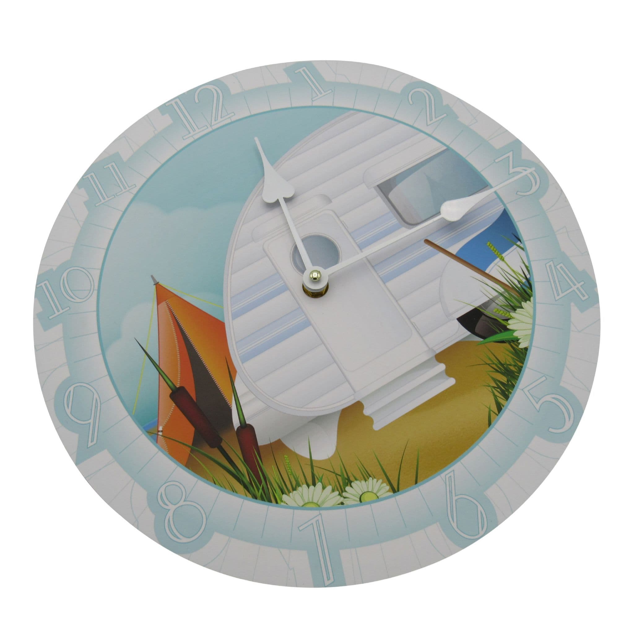 Battery Operated Analogue Caravan Clock SecureFix Direct