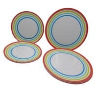 16pc Dinner Set Bowl Plate Mug Melamine | SecureFix Direct
