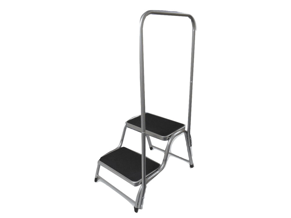 Double Caravan Step & Support Handrail | SecureFix Direct
