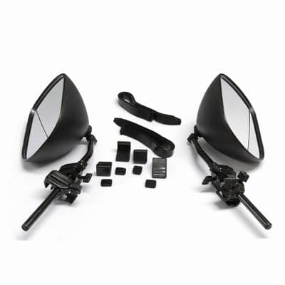 Caravan Flat Towing Mirror X2 (Adjustable Rear View Blind Spot)