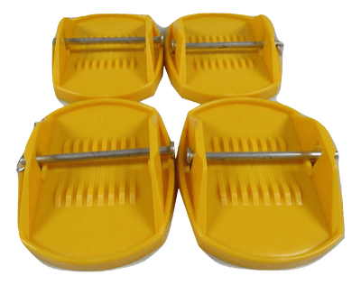 Caravan Leg Jack Pads x4 - Heavy Duty Corner Foot Steady