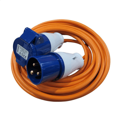 Caravan Mains Hook Up Cable 2.5MM X 15M (Extension Lead Motorhome Boat)