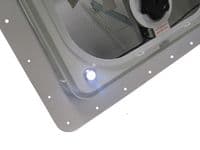 Caravan Sky Light Roof Vent With 12v Fan 10w LED Light RV Motorhome