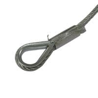 Caravan Restraining Cables 6MM x 1M | SecureFix Direct