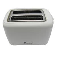 2 Slice White Plastic Toaster 800W | SecureFix Direct