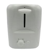 2 Slice White Plastic Toaster 800W | SecureFix Direct