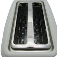 2 Slice White Plastic Toaster 800W | SecureFix Direct