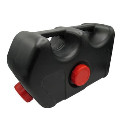 Caravan Waste Water Container 23L (Camping Motorhome Storage Double Handled Black)