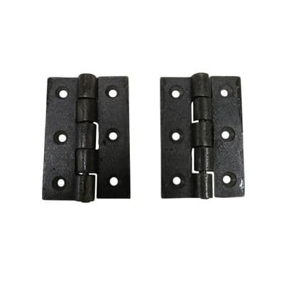 Cast Iron Door Butt Hinges X2 2.5