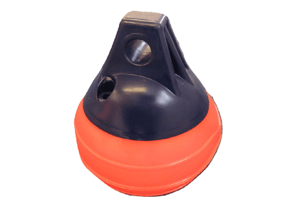 Castro 20CM Orange Ribbed Inflatable Buoy - Heavy Duty Reinforced