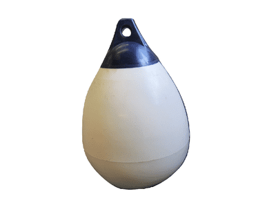 Castro 34CM White Inflatable Buoy - Heavy Duty Reinforced Float Indicator