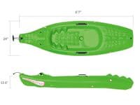 Sit On top Children’s Green Kayak  | SecureFix Direct