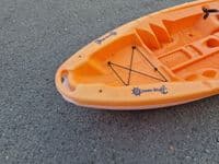 Sit On Top Kayak with Trolley & Paddle | SecureFix Direct