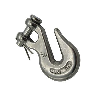 Clevis Grab Hook Stainless Steel 8MM (5/16