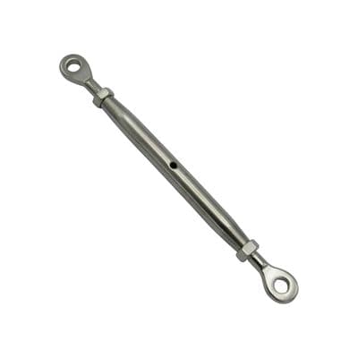 Closed Body Turnbuckle Eye and Eye M6 Stainless Steel (6MM Eye Threaded Marine Strainer)