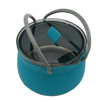 Collapsible Camping Saucepan 750ML (Folding Pot Foldable Small Lightweight Cookware)