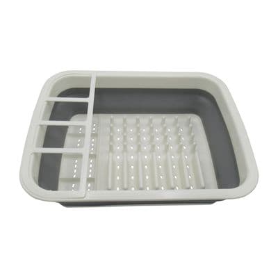 Collapsible Drainer Folding Draining Rack (Plates Dishes Pop Up Cutlery Board)