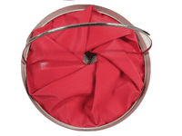 11 Litre Red Folding Water Bucket | SecureFix Direct