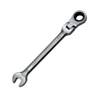 Combination Spanner Ratchet Flexi End 11MM (Flexible Head Wrench Ratcheting Ring)