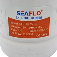 12V 235CFM Compact In Line Blower | SecureFix Direct