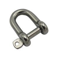 D Shackles with Captive Pin 8MM X2 | SecureFix Direct
