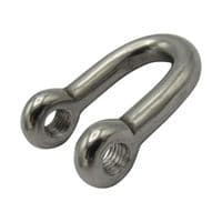 D Shackles with Captive Pin 8MM X2 | SecureFix Direct
