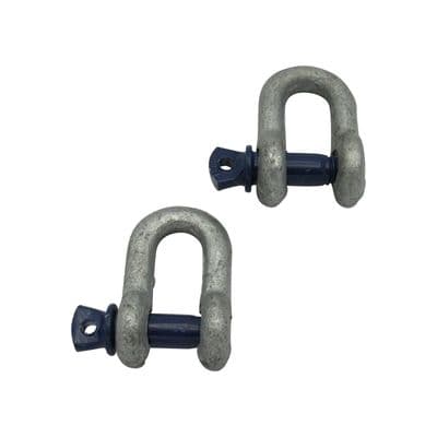 Dee Shackles with Screw Pin 1.5 Ton x2 (Lifting 1500KG 7/16