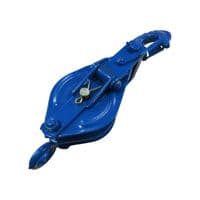 Double Sheave Snatch Block Swivel Hook 2 Ton 150MM (Lifting 16MM Wire Rope)