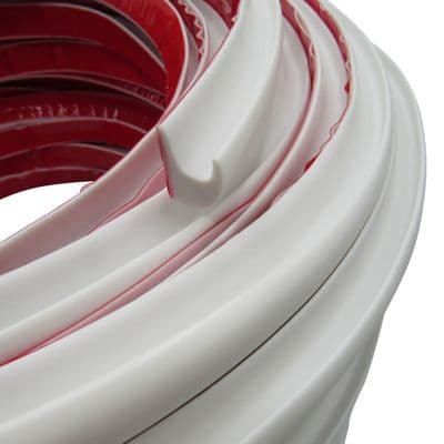 Drip Stop Rain Deflector 10M (Gutter Caravan Awning RV Motorhome White)