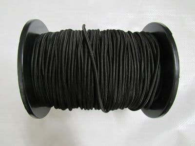Elastic Bungee Rope Shock Cord 3MM x 100M (Black Tie Down Stretch 328 Foot)