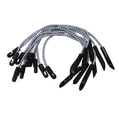 Elastic Scaffold Toggle Ties X10 (Scaffolding Sheeting Bungee Net)