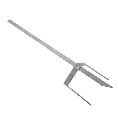 Electric Fence Corner Mounting Post 1.2M (Galvanised Geared Reels Insulators)