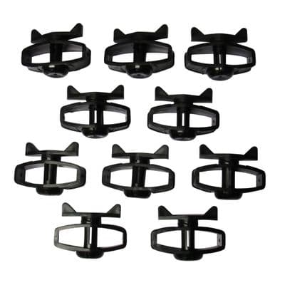 Electric Fence Poly Tape Tensioners X10 (In Line Polywire Insulators Polyrope Fencing Tightener)