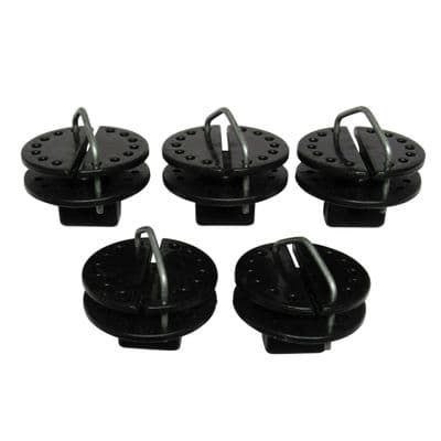 Electric Fence Wire Tensioner Strainers With Clip X5 (Inline Fencing Puller Polywire Rope)