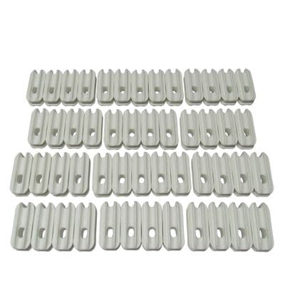 Electric Fencing Corner Insulator Tensioners X50 (Start End Poly Fence Strainer)