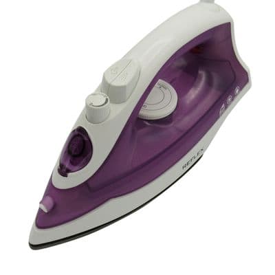 Electric Handheld Steam Iron 1200W Purple -  Press Variable Spray 150MM Capacity Variable