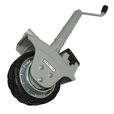 Electric Motorised Caravan Jockey Wheel (12V Trailer Powered Metal Rim)