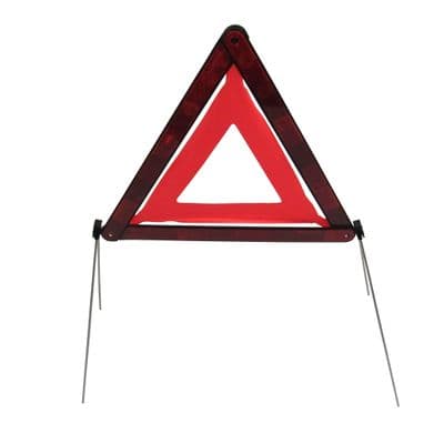 Emergency Breakdown Safety Triangle Sign (Car Truck Road Hazard Portable Warning)