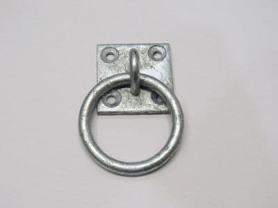 Eye Plate With Ring Binnacle (4 Hole Galvanised Heavy Duty Marine)