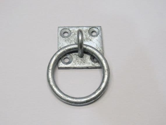 Eye Plate With Ring Binnacle (4 Hole Galvanised Heavy Duty Marine)