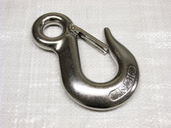 6MM Eye Slip Hook with Safety Latch  | SecureFix Direct