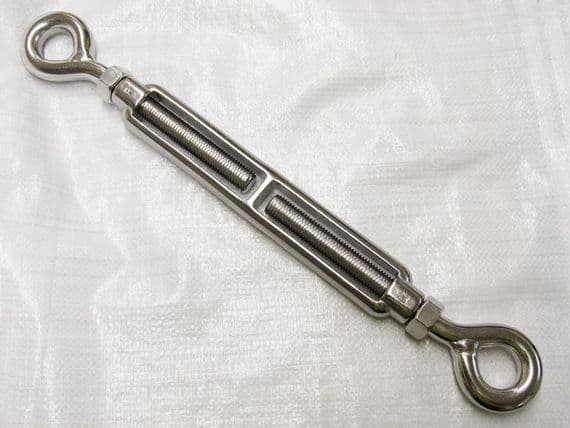 Stainless Eye and Eye Turnbuckle M20 | SecureFix Direct