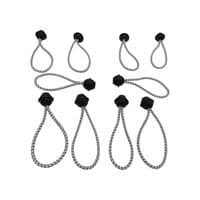 10 X Flag Pole Ball Clips Bungee Loops | SecureFix Direct