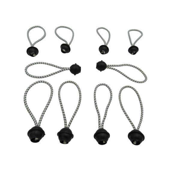 10 X Flag Pole Ball Clips Bungee Loops | SecureFix Direct