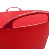 Flexi Storage Tub 40L (Large Round Flexible Bucket Toys Builder Laundry Basket Garden Horse Feed)