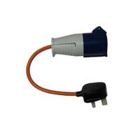13A Plug to CEE 16A Socket Converter | Securefix Direct