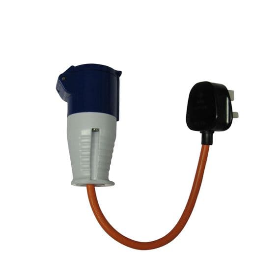 13A Plug to CEE 16A Socket Converter | Securefix Direct
