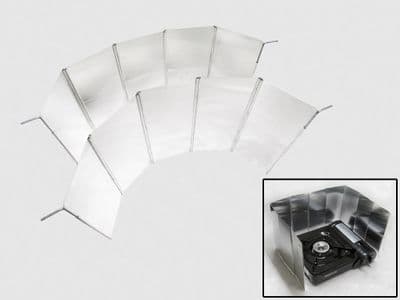 Folding Aluminium Windshields For Camping Stove - Camping Windscreen Windbreak Cooking