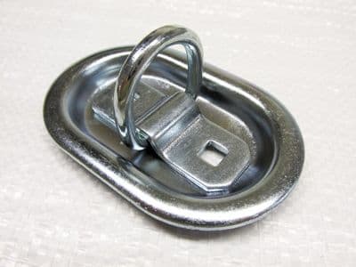 Folding Eye Plate Zinc Plated (800KG Ratchet Lashing Marine Tie Down Fitting)