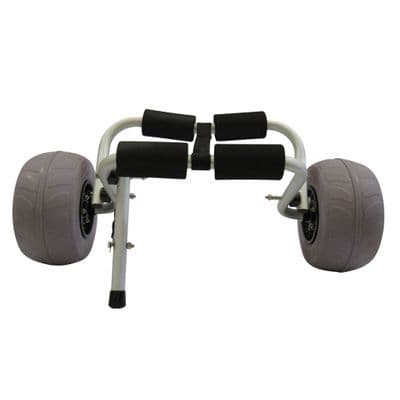Folding Kayak Trolley Canoe Cart (36KG Kick Stand SUP Carrier Balloon Wheels)